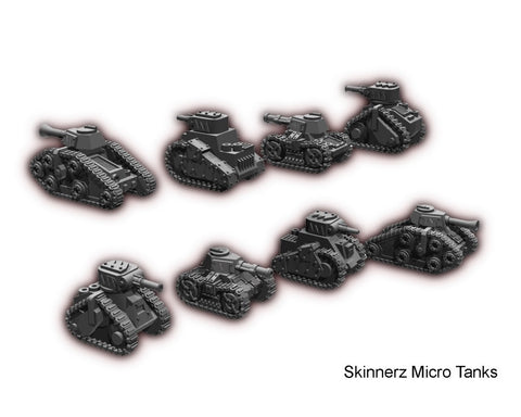 Skinnerz Micro Tank Platoon