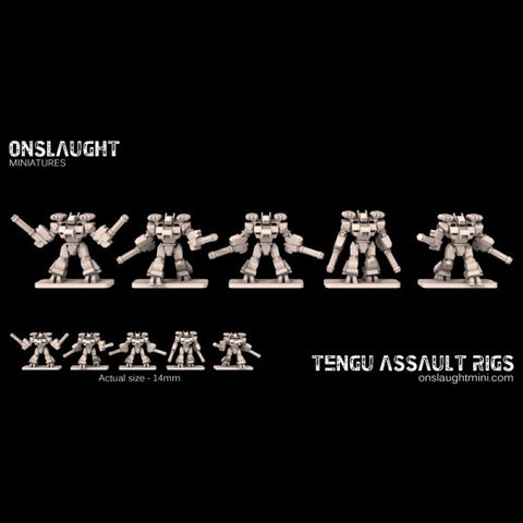 Okami Technocracy Combine Tengu Assault Rigs