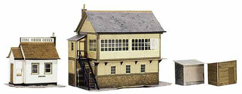 SQA6  Signal Box and Coal Order Shed OO scale