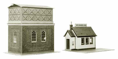 SQA8  Water Tower and Weighbridge OO scale