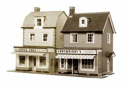 SQB22  2 Country Town Shops OO scale