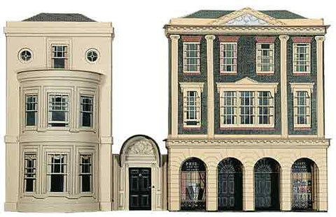 SQC4  Regency Period Shops and House OO scale