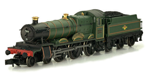 Dapol 2S-001-000D Draycott Manor 7810 BR Lined Green Late Crest (DCC-Fitted)