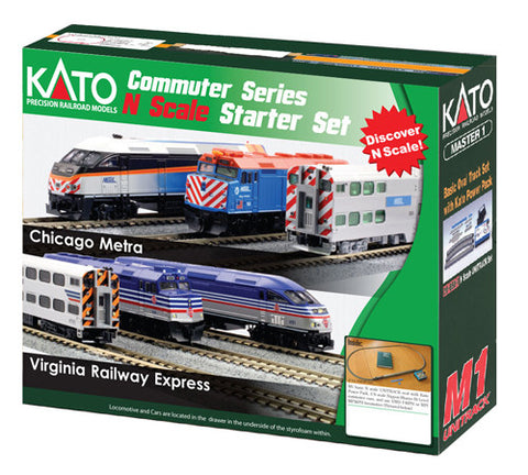 Kato (USA) 106-0033 VRE MP36PH Commuter Starter Set