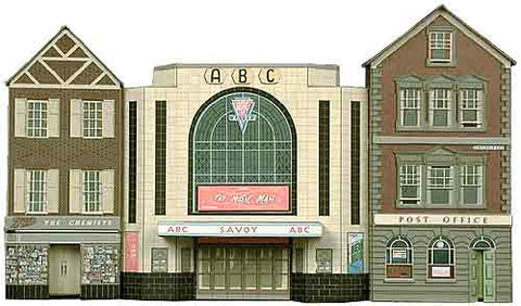 SQC2  Cinema, Post Office and Shop OO scale