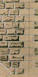 SQD8  Grey sandstone walling (Ashlar style) OO scale